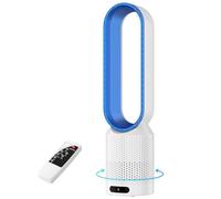 OAUEOR Ventilateur Colonne Silencieux 32dB, Ventilateur Sans Pale 58cm | 8 Vitesses, 3 Modes, Oscillation 90°, Minuterie 2h, Moteur Économe, Télécommande, Chambre pour Enfant Bébé Maison