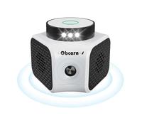Obcarn Ultrason Souris et Rats Efficace à 360°Anti Souris avec Lumière LED, Piege a Souris Réduction Silencieuse du Bruit, Protection Complète pour Le Salon à Domicile la Cuisine