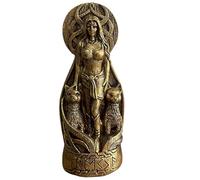 Obelunrp Hecate Statue 3.4x8, 5 Pouces Résine Hekate Goddess Statue Witchcraft Craft Creative Desktop Decorations, Hecate, décor de Noël