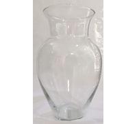 Oberstdorfer Vase en verre transparent bombé Hauteur 25 cm
