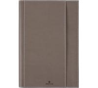 OBERTHUR - 1 Agenda Semainier 25 Burgos - Janvier 2027 à Décembre 2027 - Format 16 x 25 cm - Coloris Marron - 3 Langues