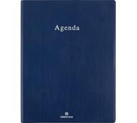 OBERTHUR - 1 Agenda Semainier de Bureau 27 OSLO - Janvier 2027 à Décembre 2027 - Dimension 21 x 27 cm - Couverture Bleu - Bilingue
