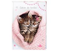 OBERTHUR - 1 Cahier de textes Chaton - Dimension : 15 x 21 cm - Reliure Brochée