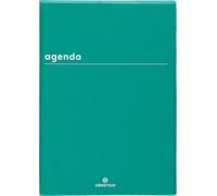 Oberthur - Grand Agenda Scolaire Journalier Boréal - Septembre 2026 à Septembre 2027 - Format 15 x 21 cm - Coloris Vert