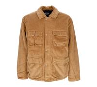 Obey - Veste de Travail en Velours Matelassé avec Fermeture Éclair - Homme - Vestes - Brun - Taille: L