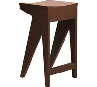 Objekte unserer Tage Tabouret de bar Schulz - Noyer ciré - 65 cm