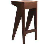 Objekte unserer Tage Tabouret de bar Schulz - Noyer ciré - 75 cm