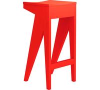 Objekte unserer Tage Tabouret de bar Schulz - rouge lumineux - 75 cm
