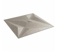 Panneaux muraux VidaXL « Étoile », 48 pièces, béton, 50 x 50 cm, mousse XPS