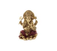 Puckator Statue Ganesh Rouge 16 cm, Mixte, Height 16cm Width 11cm Depth 10cm GAN07