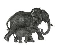 Objet déco Éléphant et Éléphanteau en résine - Atmosphera