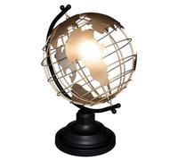 Objet déco Globe en Métal Doré H 28.cm - Atmosphera