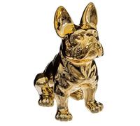 Objet décoratif Bulldog en Céramique Or H 22 cm - Atmosphera
