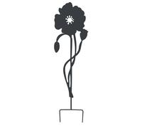 Objet décoratif coquelicot Louis Moulin Gris 22x80 cm