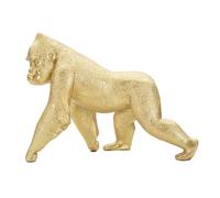 Objet décoratif frontale Mauro Ferretti Gorilla Doré 29,7x11,5x21,8 cm