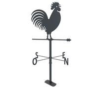 Louis Moulin Girouette Coq 45x74cm - Anthracite - Made in France