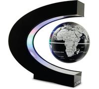 Objet Décoratif Globe Flottant Lumineux,Lévitation magnétique carte du monde Lamp en forme C pour Maison Bureau Décoration Cadeau