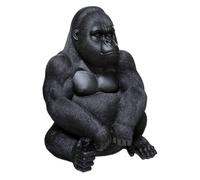 Atmosphera – Statuette Gorille Tilio Assis H46 cm Résine Noir