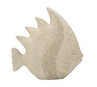 Objet décoratif Mauro Ferretti Fish Beige 25,3x8,6x24,5 cm