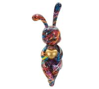 Objet décoratif Mauro Ferretti Rabbit Psyco A Multicolore 8x10x23 cm