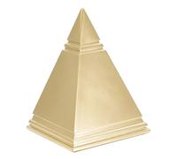 Objet décoratif piramide Mauro Ferretti Doré 11,5x11,5x15,5 cm