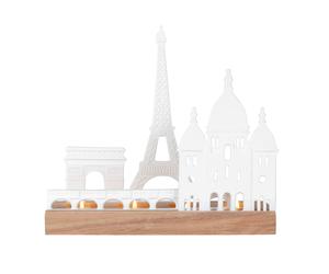 Objet lumineux Silhouette de la ville de Paris Roues - 4045289922182