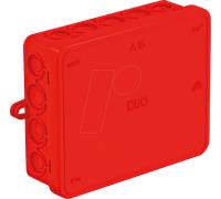 OBO 2000418 - Boîte de jonction de câbles A 18, rouge
