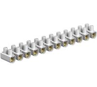 OBO Bettermann 2056550 78 CE WS Domino de raccordement flexible: 16-16 mm² rigide: 16-16 mm² Nombre de pôles: 12 1 pc(s) blanc
