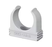 OBO Bettermann 2149010 Lot de 100 colliers de serrage Quick Gris clair M20 Taille nominale