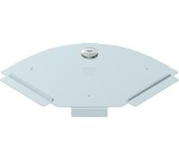 OBO Bettermann Couvercle pour coude à 90° RBD 90 100 FS 6036900