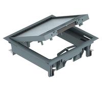 OBO Bettermann Insert d'appareillage GES4-2U10T 7011 gris fer (7405145)