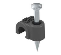 OBO Bettermann OBO Bettermann Clip de clou ISO 12 mm L35 profond-noir 2012 35 SW Quantité:100