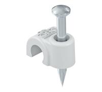 OBO Bettermann OBO Bettermann Clip isolant pour clou 20 mm 2020 40 LGR Quantité:25