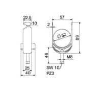 OBO Bettermann OBO Bettermann Collier à étrier 46-52 mm ALU Quantité:1