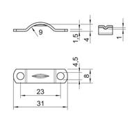 OBO Bettermann OBO Bettermann Collier de fixation de câble 7903 9 mm G Quantité:100