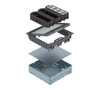 OBO Bettermann OBO Bettermann Insert d’appareil GES9 264 x 264 x 73 mm PA gris Quantité:1