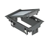 OBO Bettermann OBO Bettermann Insert d’appareil pour montage en canal GES2 U 7011 Quantité:1