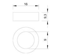 OBO Bettermann OBO Bettermann Insert de réduction d’étanchéité 107CR VM 20 Quantité:1