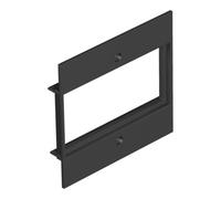 OBO Bettermann OBO Bettermann Plaque de recouvrement 2f Module 45 en T12L P16S 9011 Quantité:1