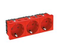 OBO Bettermann OBO Bettermann Prise multiple 3x 0° avec terre STD-D0 SRO3 Quantité:1