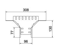 OBO Bettermann OBO Bettermann Raccord de dérivation pour goulotte câble 60 × 100 RAA 610 FS Quantité:1