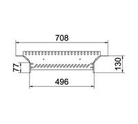 OBO Bettermann OBO Bettermann Raccord de dérivation pour goulotte câble 60 × 500 RAA 650 FS Quantité:1