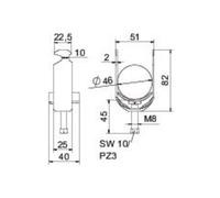 OBO Bettermann OBO Collier à étrier BS-H1-K-46 40-46mm ALU Quantité:1