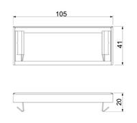 OBO Bettermann OBO Embout tissu coupe-feu PLM EP 0410 RW Quantité:1