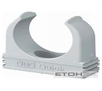 OBO Bettermann Quick Clamp, 1 pièce, gris clair