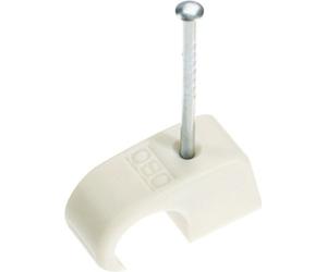 OBO Clip adhésif 10-14 mm L40 gris 100 pièces 2228858L40GR