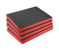 Obotsnoi Inserts en mousse durables pour boîte à outils, matériaux EPE légers, solution de rangement antichoc, lot de 4 coussinets en mousse, solution de rangement