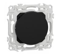 Obturateur avec pré-perçage pour sortie de câble - noir - Odace II SCHNEIDER