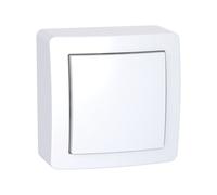 Schneider Electric - Obturateur avec cadre en saillie ALrea - Blanc - Schneider Noir G