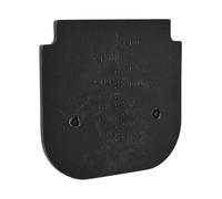 Obturateur pour caniveau - 100x100 mm - Noir - Résistant aux intempéries - Installation simple - Entretien réduit
